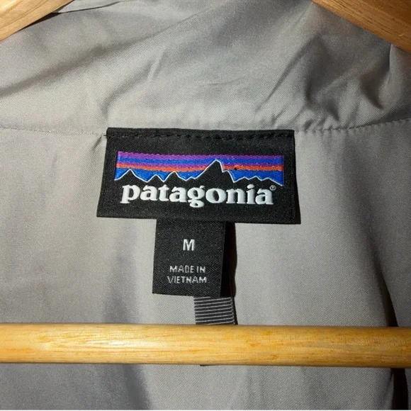 Patagonia Women’s Gray Lunar Duck Sherpa Fleece Jacket Size Medium - Picture 4 of 5